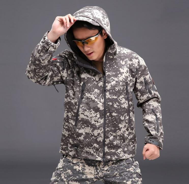 Hunting clothes Outdoor Shark Skin tad v4 Tactical millitary Softshell Jacket Suit Men Waterproof Combat Jacket