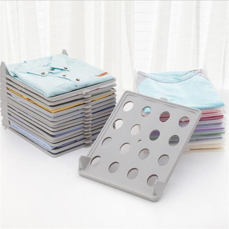 Multifunctional Durable Plastic Laundry Storage Fold Board Unique Clothing Shelves