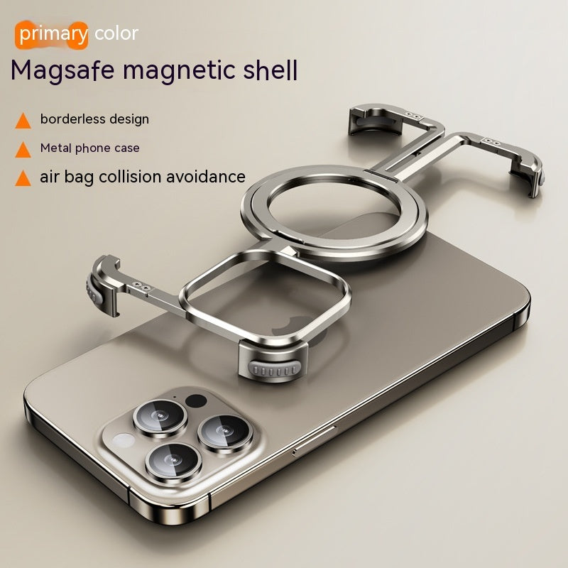 Metal Airbag Anti-fall Shell Phone Case