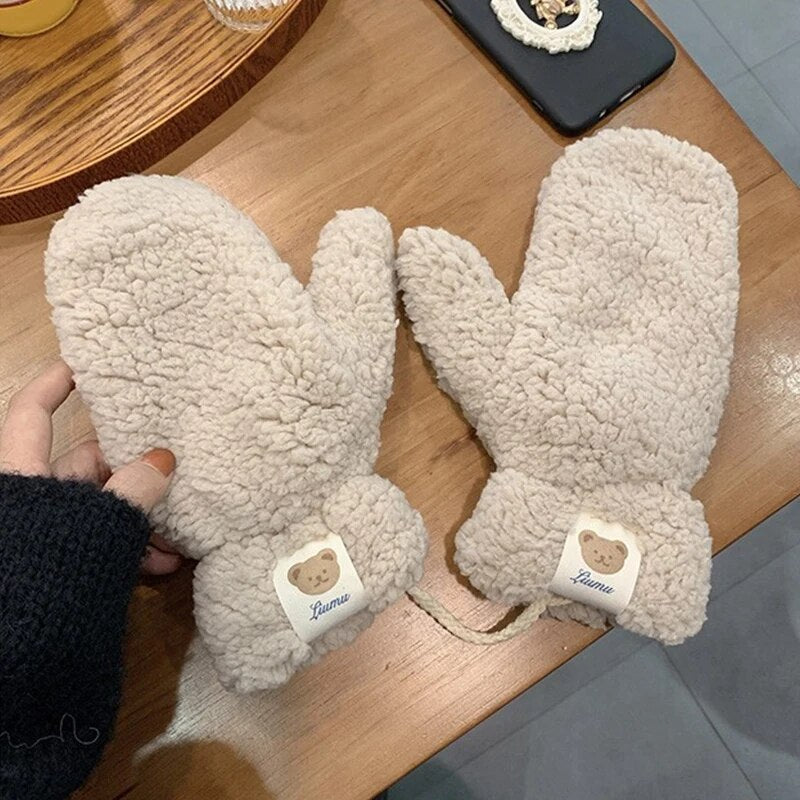 Plush Warm Gloves