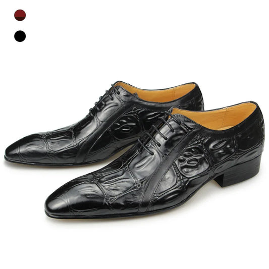 New Mens Leather Oxfords Shoes For Wedding casual event shoe Special printing Leather Busines scarpe uomo eleganti sapato social