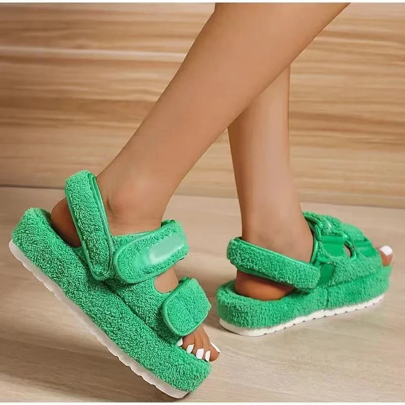 Plush Sandals