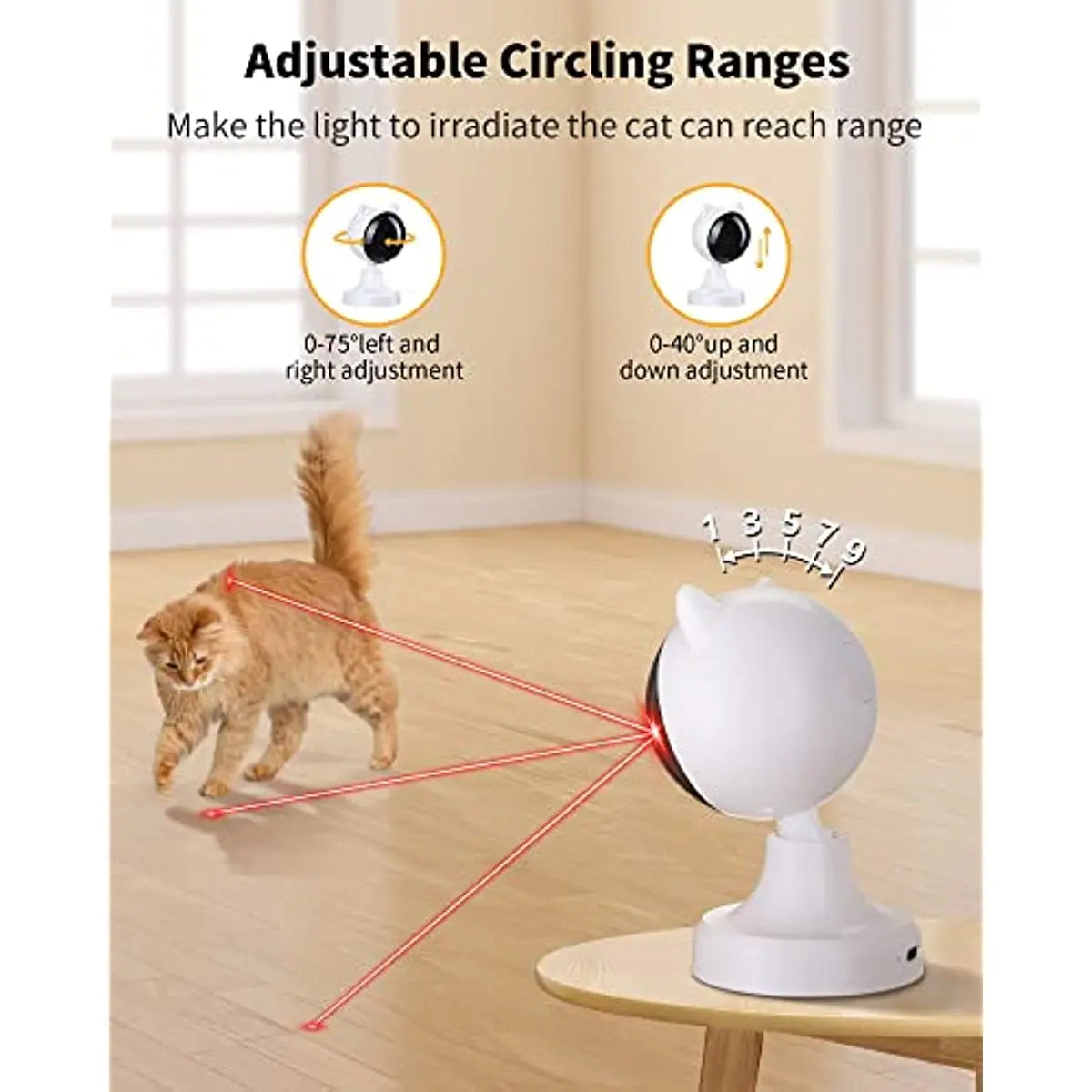 Automatic Laser Cat Toy - USB Rechargeable