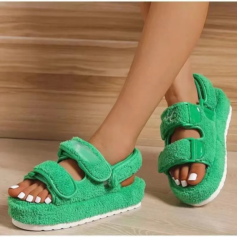 Plush Sandals