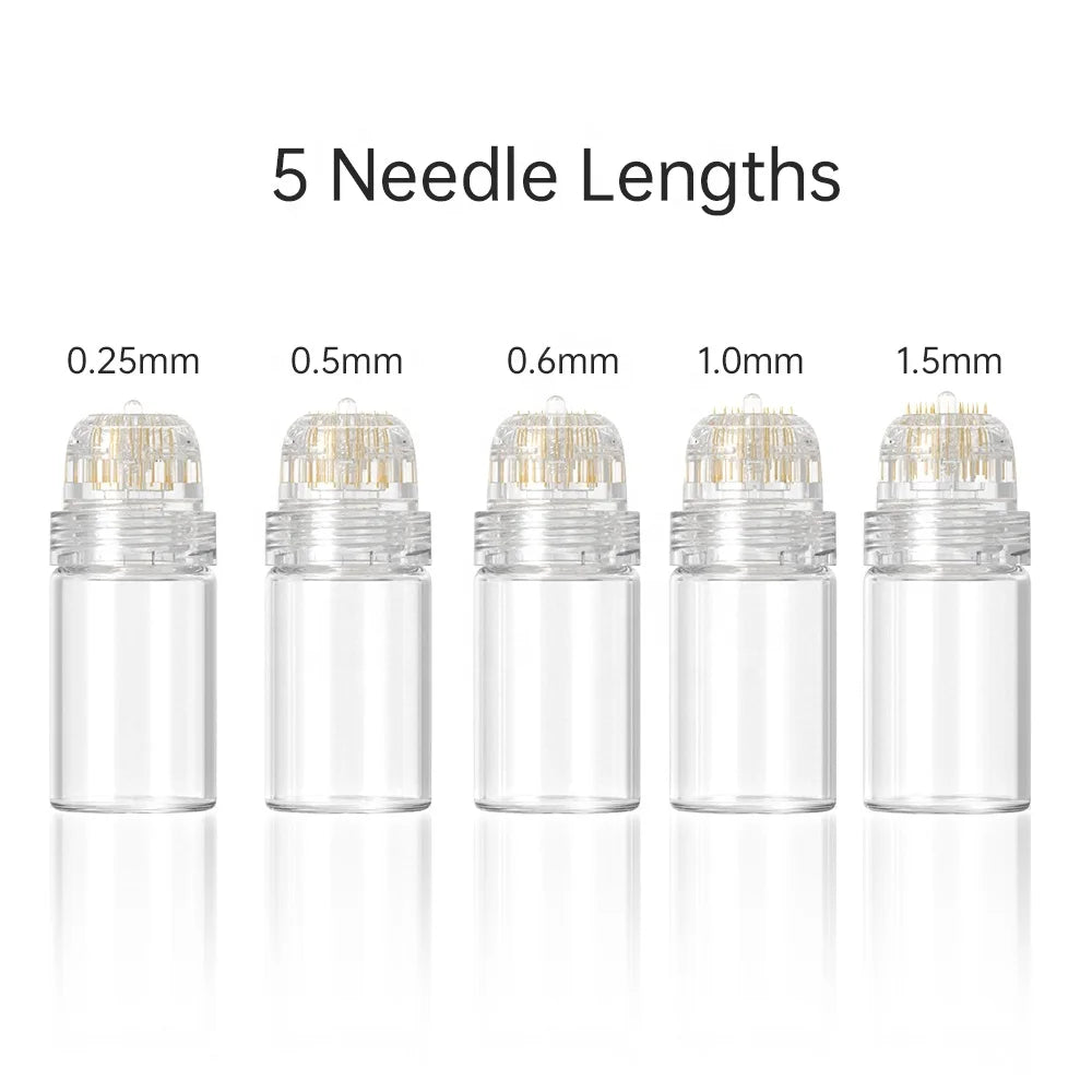 1PCS Hydra Roller 64 Pin 20 Pin Disposable Micro Titanium Gold Needle With Serum Tube Derma Roller For Skin Care