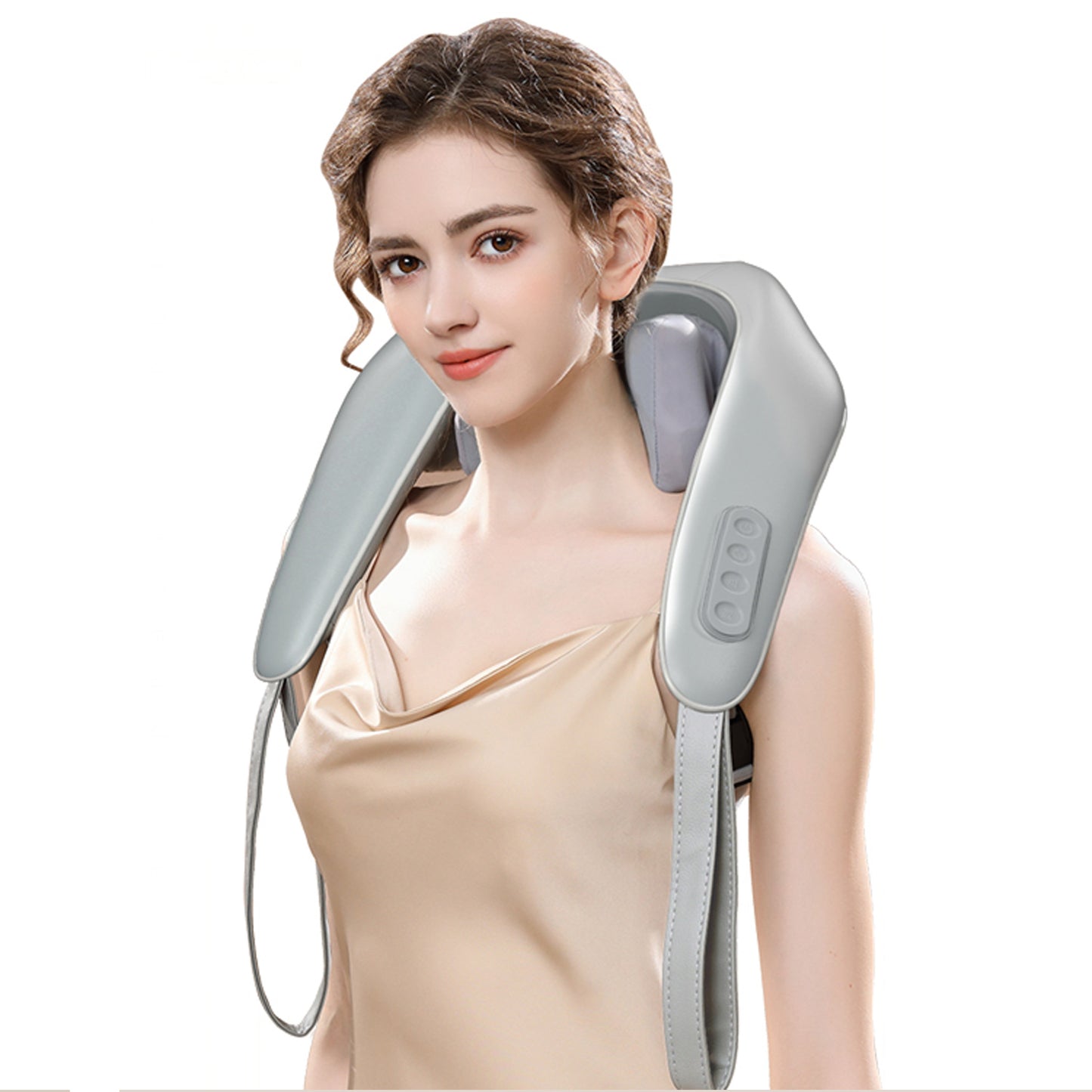 New Neck Massager Shoulder With Heat For Pain Relief Deep Tissue Electric Kneading Massager Health Supplies